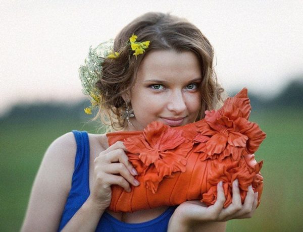 Designer Clutch Bags On Sale. Bouquet Black 1 by Diana Ulanova. Buy on women-bags.com