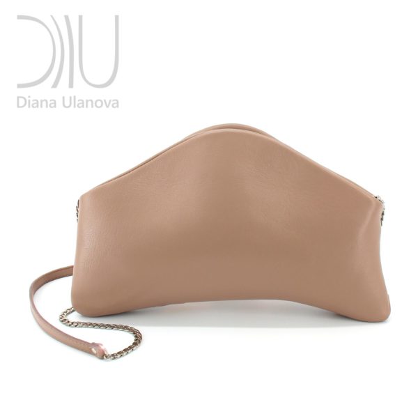 Designer Clutch Purses. Feather Clutch Beige by Diana Ulanova. Buy on women-bags.com