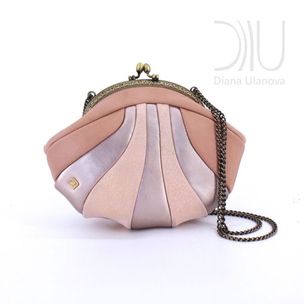 Mini Luxury Bags. Reticule Shell Pink by Diana Ulanova. Buy on women-bags.com
