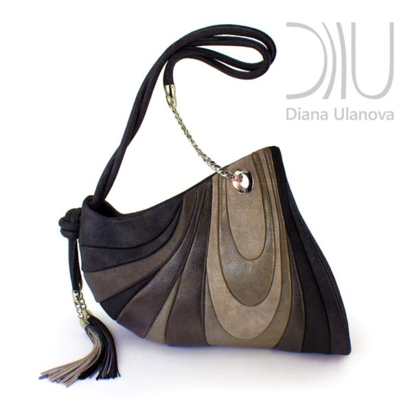 Designer Shoulder Bags For Women. Mustang Black/Brown by Diana Ulanova. Buy on women-bags.com