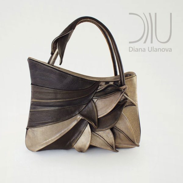 Designers Bags For Women. Feathers Black/Gold by Diana Ulanova. Buy on women-bags.com