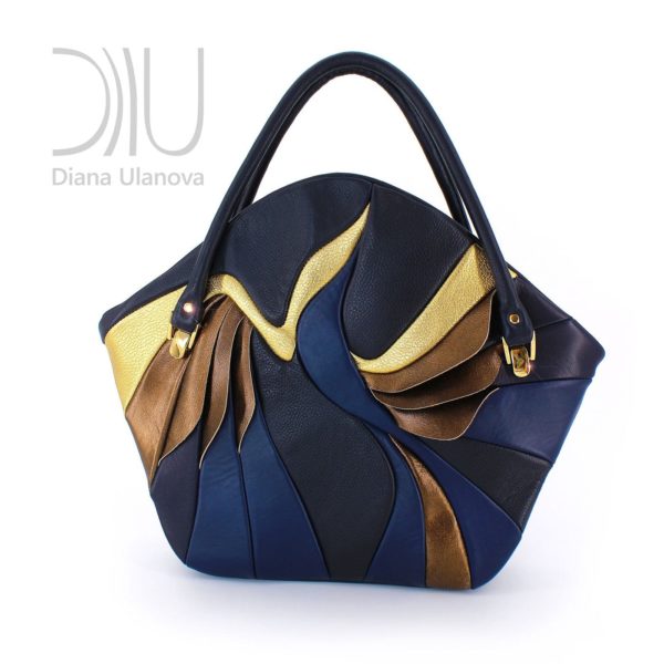 Designers Bags. Paradise Bird Blue/Gold by Diana Ulanova. Buy on women-bags.com