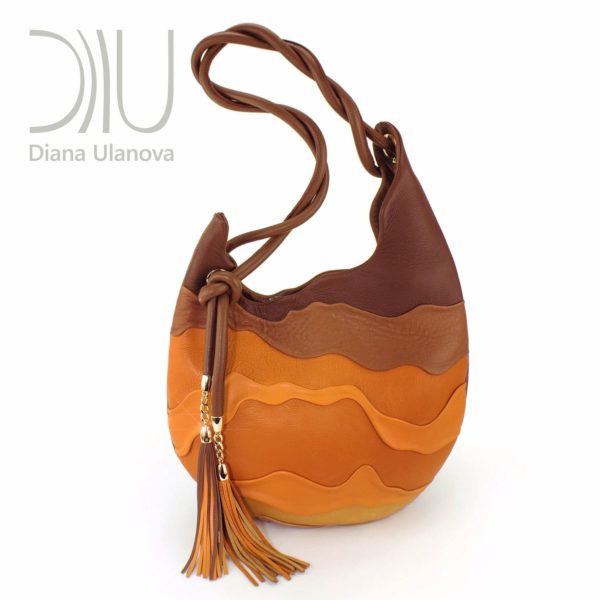 Designer Shoulder Bags On Sale. Hive Brown/Orange by Diana Ulanova. Buy on women-bags.com