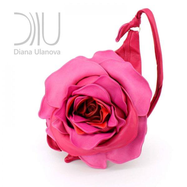 Designer Shoulder Bag. Royal Rose Pink by Diana Ulanova. Buy on women-bags.com