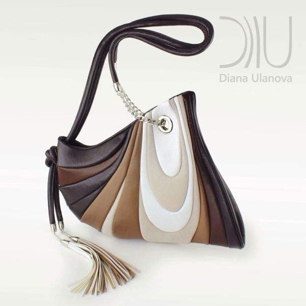 Designer Shoulder Bags On Sale. Mustang Brown/White by Diana Ulanova. Buy on women-bags.com
