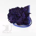 Peony clutch Dark Blue