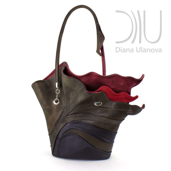Womens Designer Hand Bags. Strelitzia Brown by Diana Ulanova. Buy on women-bags.com