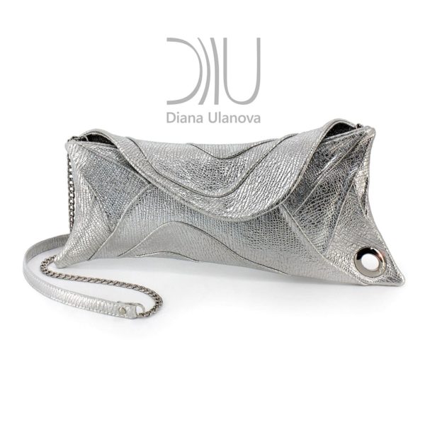 Clutch Bag Designers. Scroll Silver by Diana Ulanova. Buy on women-bags.com
