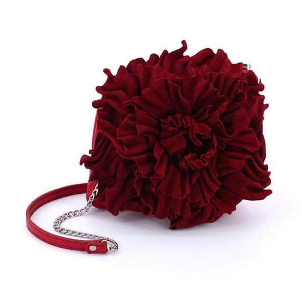Mini Leather Handbags. Peony Mini Burgundy by Diana Ulanova. Buy on women-bags.com