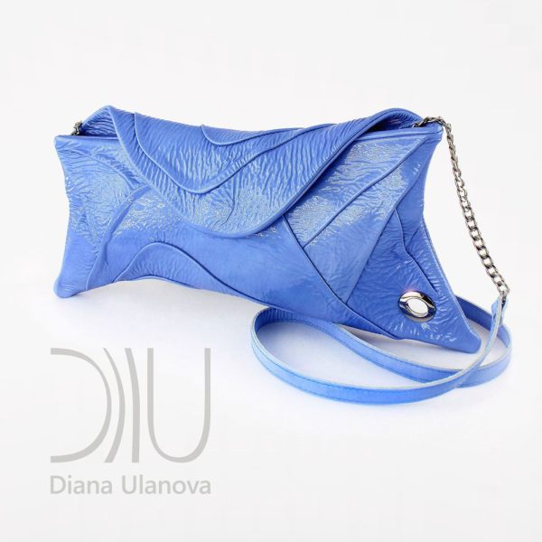 Luxury Clutch Bags. Scroll Light Blue by Diana Ulanova. Buy on women-bags.com