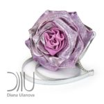 Rose mini Purple Silver