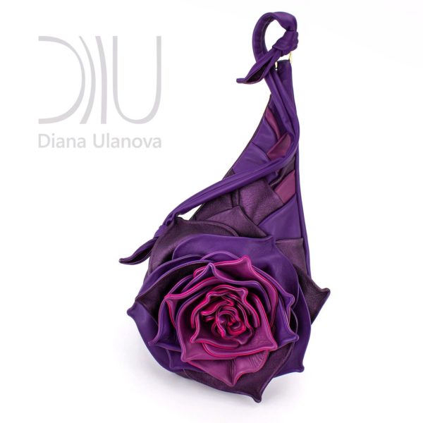 Shoulder Bags Designer. Rose Purple/Pink by Diana Ulanova. Buy on women-bags.com