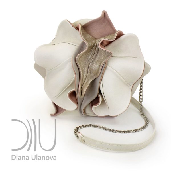 Designer Mini Bags. Orchid Mini White/Grey by Diana Ulanova. Buy on women-bags.com