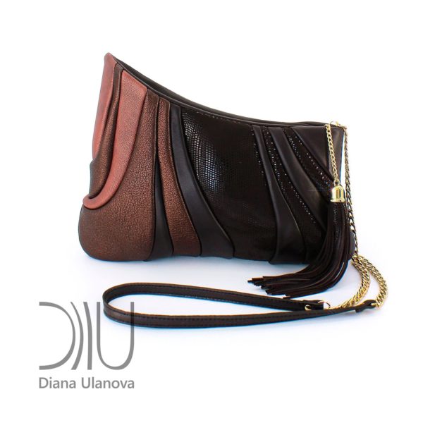 Designer Shoulder Bags On Sale. Sputnik Black/Brown by Diana Ulanova. Buy on women-bags.com