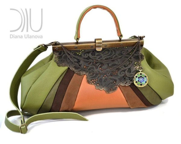 Ladies Designer Bags. Sacvoyage Vintage Green1 by Diana Ulanova. Buy on women-bags.com