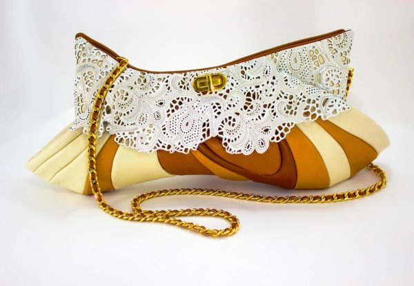 Womens Designer Clutch Bag. Vintage Beige by Diana Ulanova. Buy on women-bags.com