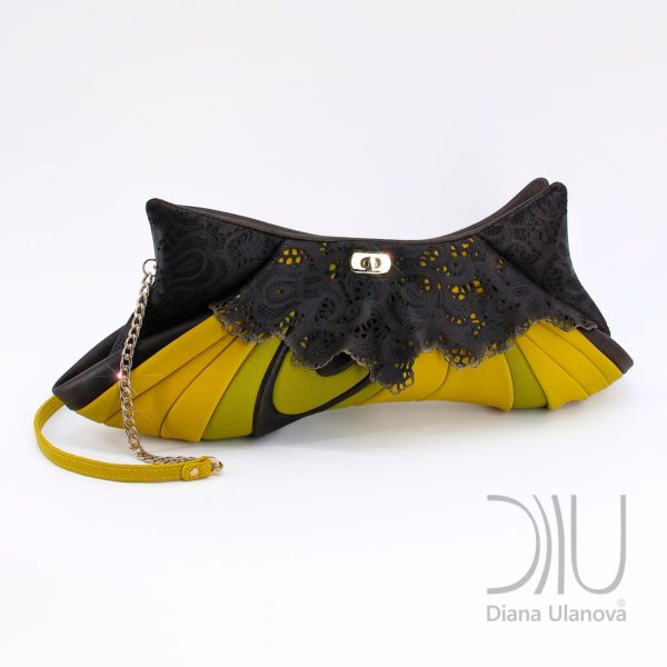 Best Designer Clutch Bags. Vintage Yellow by Diana Ulanova. Buy on women-bags.com