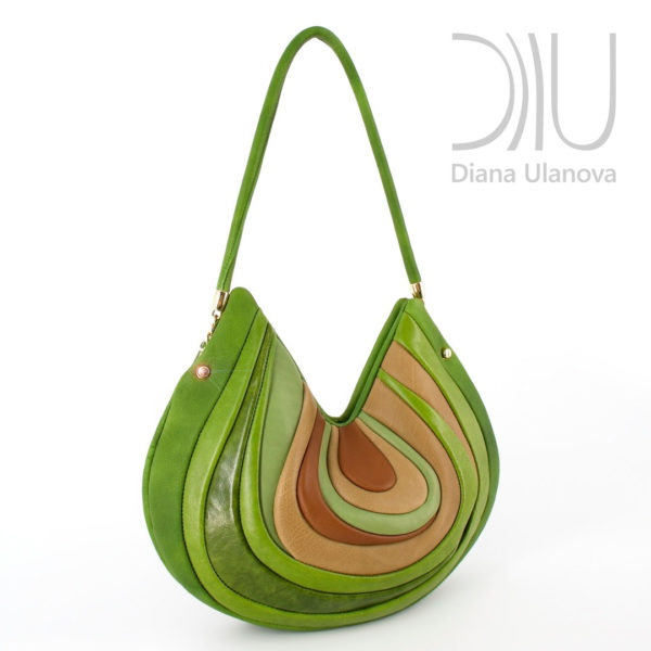 Over The Shoulder Designer Bags. Stone Green by Diana Ulanova. Buy on women-bags.com