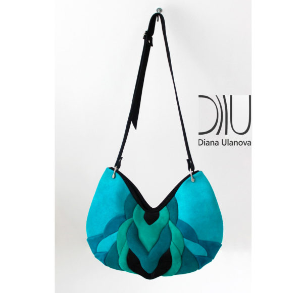 Designer Shoulder Bags. Twist Aquamarine by Diana Ulanova. Buy on women-bags.com