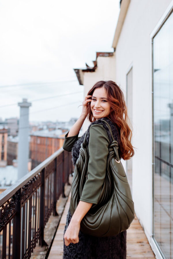 Designer Shoulder Bags For Women. Narnia Green by Diana Ulanova. Buy on women-bags.com