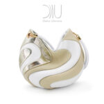 Yin & Yang White silver
